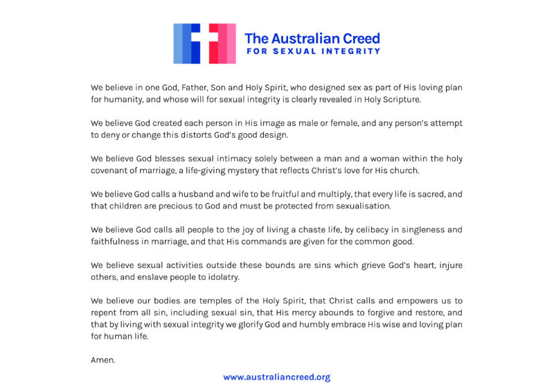 The Australian Creed For Sexual Integrity 02